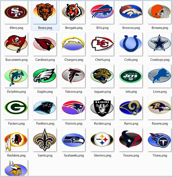 Zeppelin NFL Logos