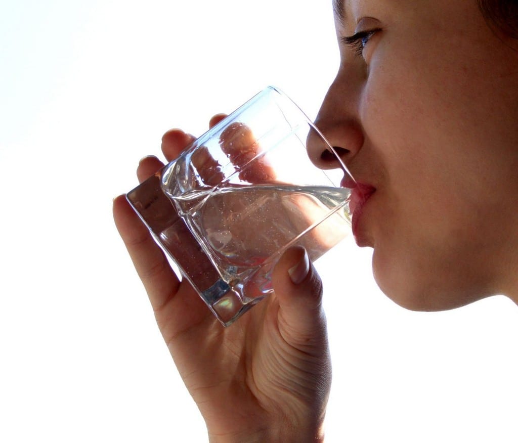 Girl Drinking Water