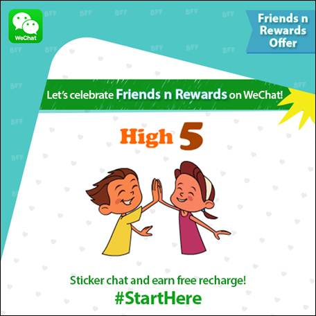Send Stickers on WeChat And Get Free Recharge
