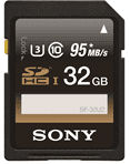 Sony UZ Series  SD Card