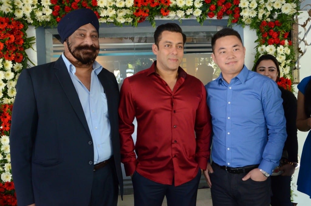 Salman Khan with Oppo India