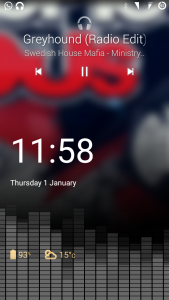 Lockscreen Music Player Cyanogen