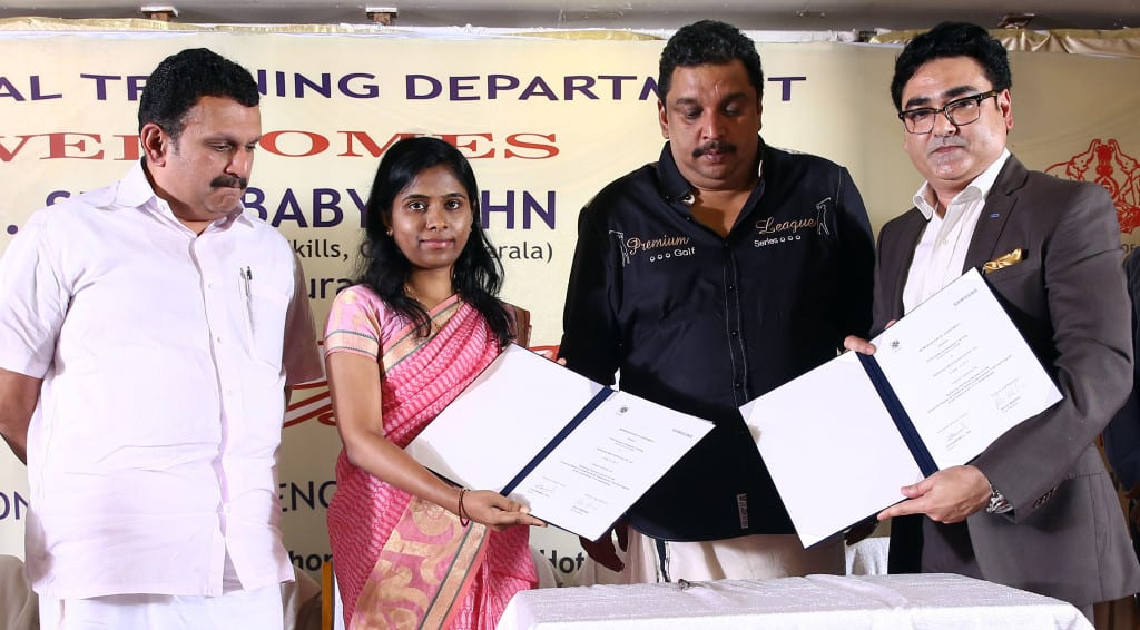 MoA signing - Samsung Technical School - Kerala