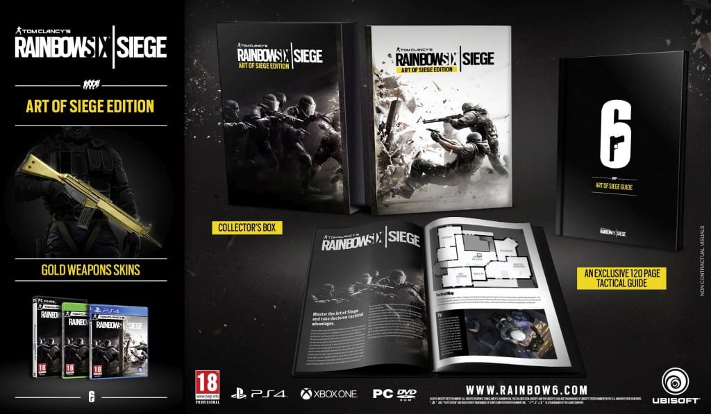  Tom Clancy's Rainbow Six: Siege - Art of Siege Edition available for pre-order