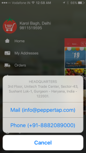 PepperTap App customer care
