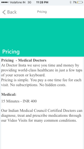 Doctor Insta pricing