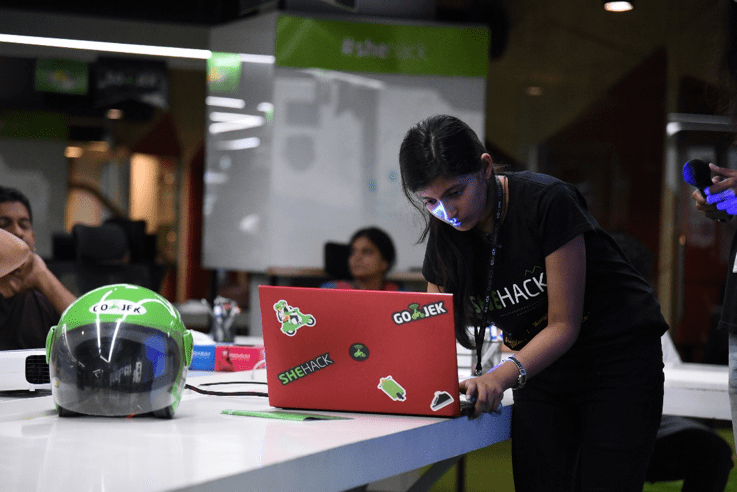 GO-JEK hosts exclusive hackathons for women technologists known as ‘She-Hack’.