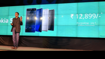 Nokia 5 will go on sale from tomorrow for INR 12,499 Nokia 3,5 and 6