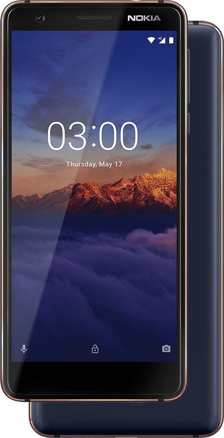 Nokia 3.1 Android One smartphone