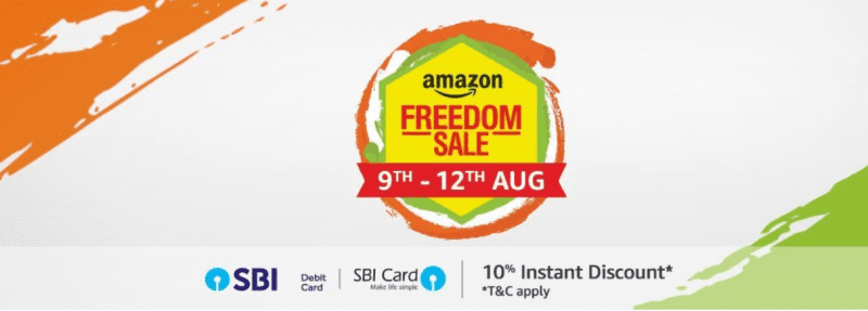 Amazon India schedules ‘Amazon Freedom Sale’ from August 9 to 12, 2018