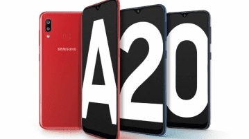 Samsung Galaxy A20 with 6.4-inch Super AMOLED Infinity-V display, dual rear cameras launched for INR 12,490 Samsung Galaxy A20