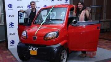 Uber partners with Bajaj, launches Bajaj Qute on UberXS in Bengaluru UberXS