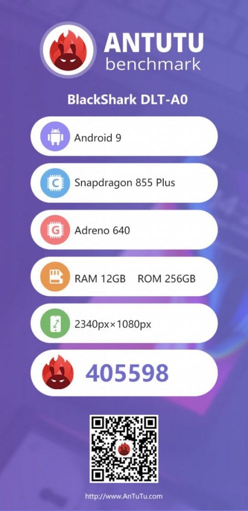 Black Shark 2 Pro with Snapdragon 855+, UFS 3.0 storage surfaces in benchmarks