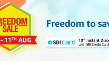 Amazon Freedom Sale from August 8-11: Discounts on smartphones, Electronics, and more Amazon Freedom Sale