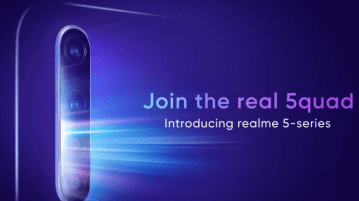 Realme 5 Series with Quad rear cameras launching on August 20 Realme 5 Series