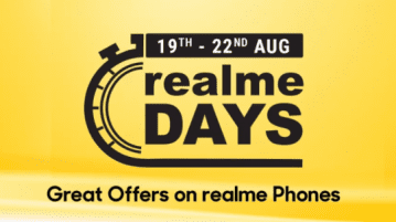 Realme Days Sale on Flipkart: Discounts on Realme 3 Pro, Realme 2 Pro, and more Realme Days on Flipkart