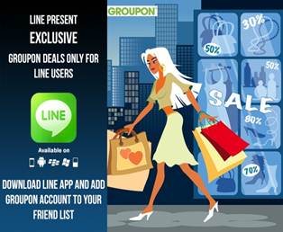 LINE and Groupon partner to bring real-time deals