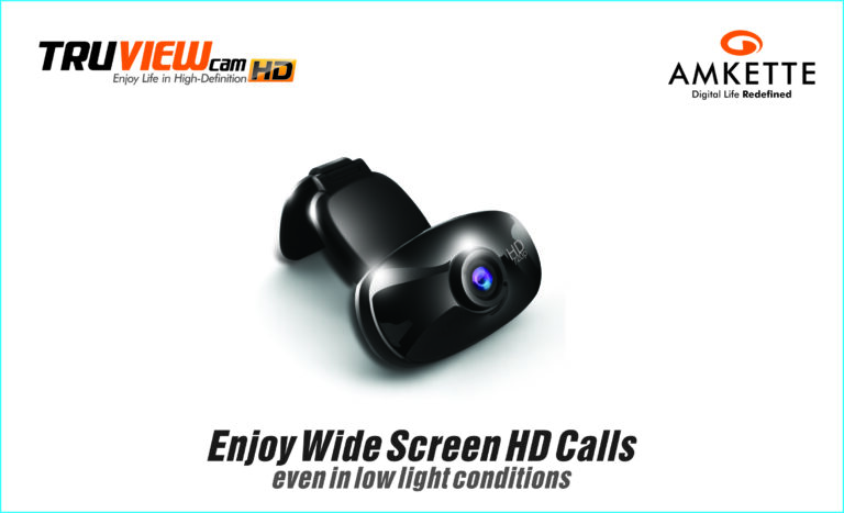 Amkette launches TruView HD webcam for Rs. 1595/-