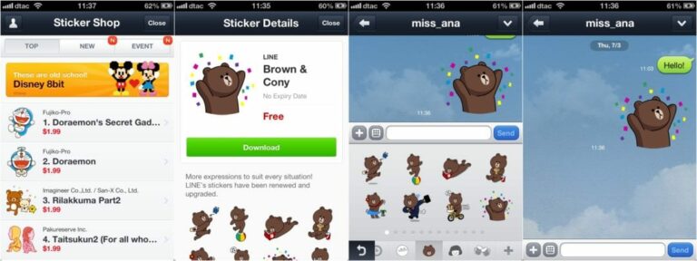 Download LINE App to get INR 50 free talk time