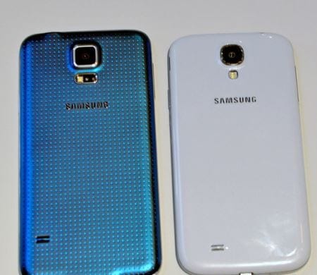 Samsung Galaxy S5 v S4