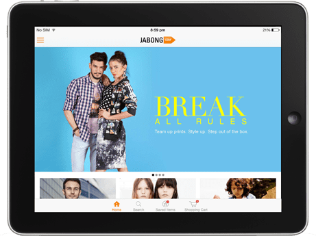 jabong ipad app jabong ipad app