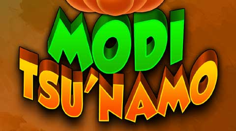 #Modi Tsu’namo’ – a fun mobile game for your Android phone