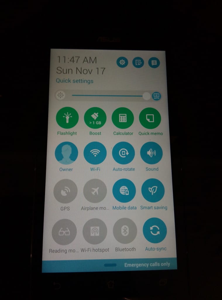 Asus Zenfone 5 UI