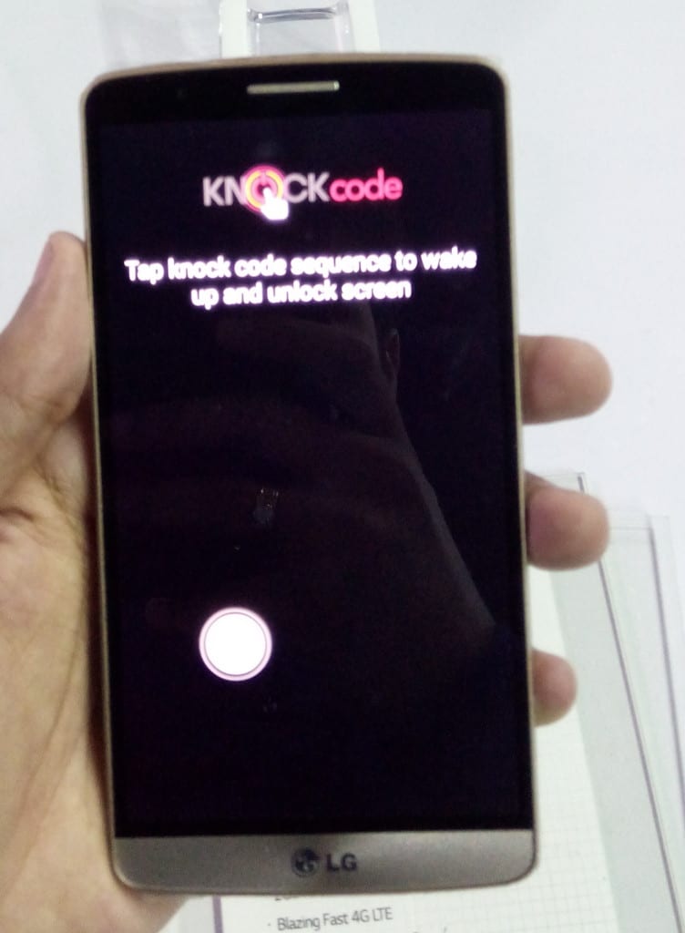 LG G3 KnockCode