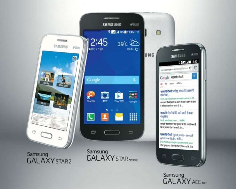 Samsung launches Galaxy Star 2, Galaxy Star Advance and Galaxy Ace NXT