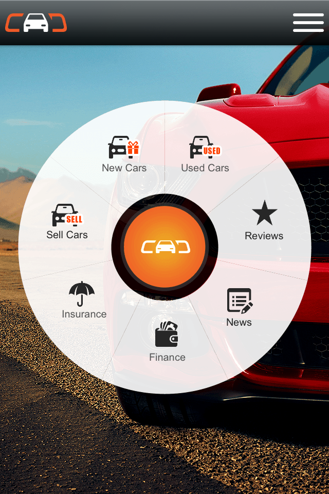 CarDekho iOS App  Homepage