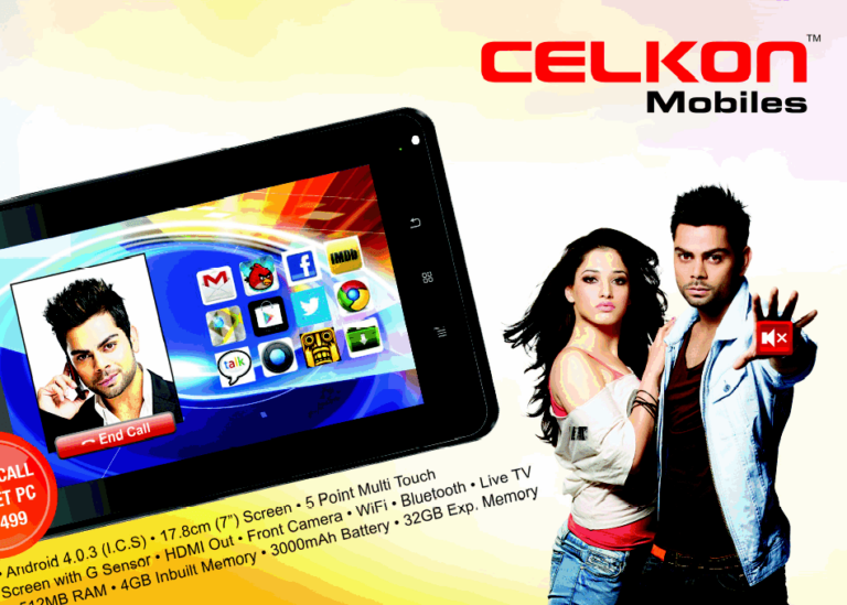 Celkon launches Campus A15K for INR 3449