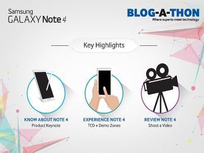 Samsung Galaxy Note 4 #Blogathon highlights