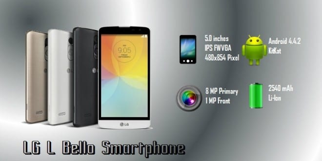 LG launches its latest L Series Smartphone in India, L Bello