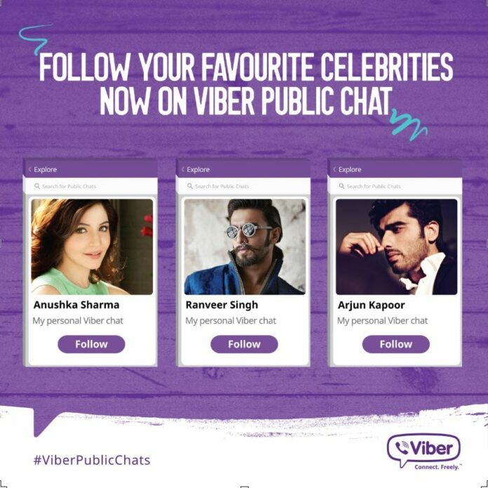 Celebrities on Viber