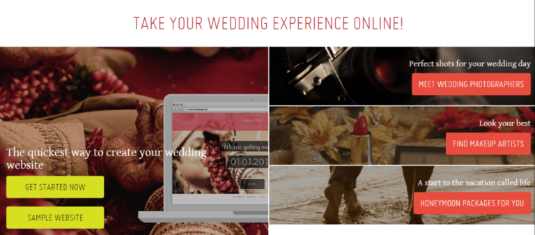 ShaadiSaga Wedding Website India Wedding Website Free Free Wedding Websites Create Wedding Website Wedding Wishlist