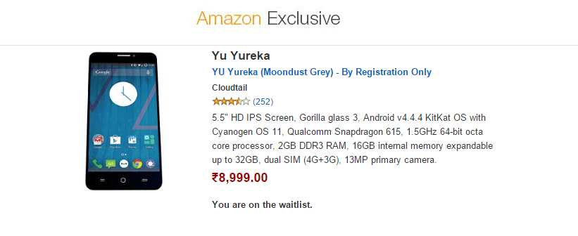 Yureka  Buy YU from Micromax Exclusively on Amazon India – Amazon.in