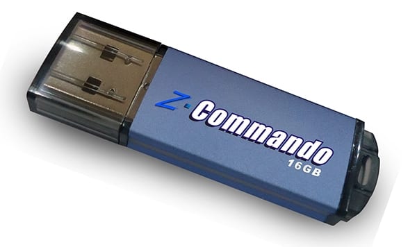 Smart USB-Z-Commando – shock, impact and boiling water-resistant USB drive