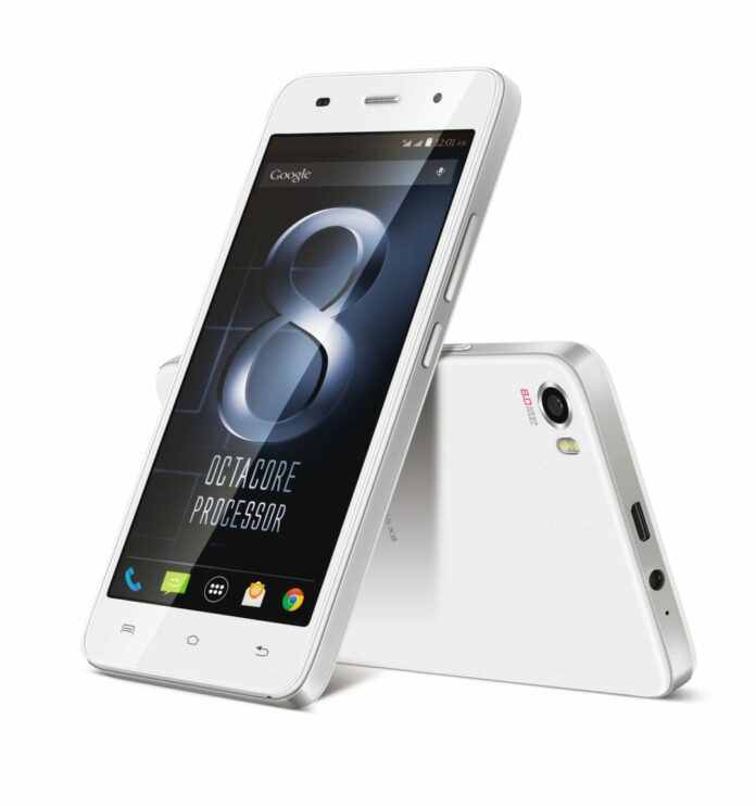 LAVA Iris X8 side