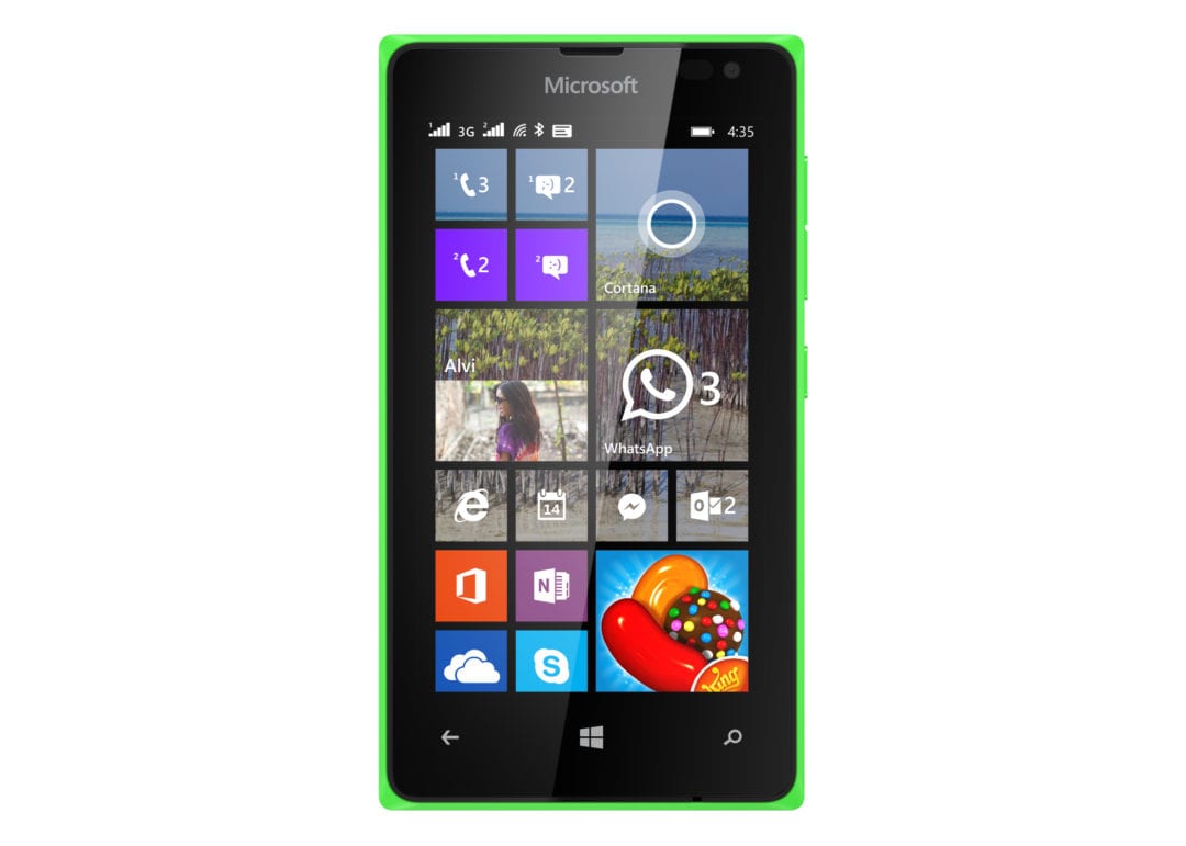 Lumia435_Front_Green