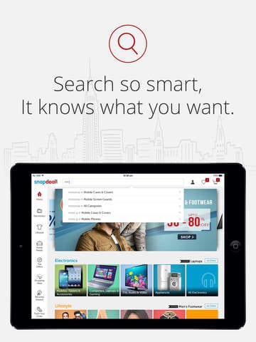 snapdeal ipad app