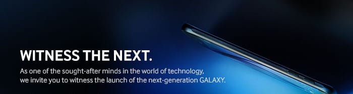 We have received the invite from Samsung India that they will be hosting an event on Monday for the launch of the Galaxy S6 and Galaxy S6 Edge. Both the devices were officially showcased at the MWC in Barcelona earlier this month.