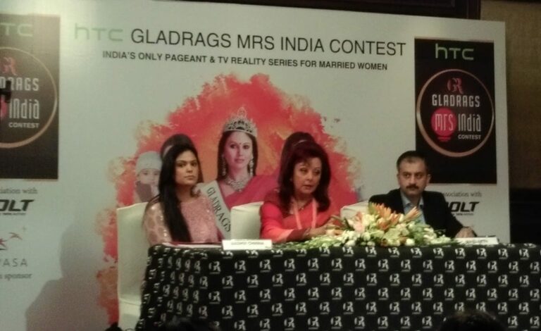 HTC partners with Gladrags for Mrs. India 2015