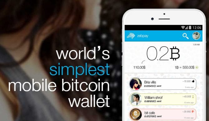 India gets its first bitcoin mobile wallet app – Zebpay App