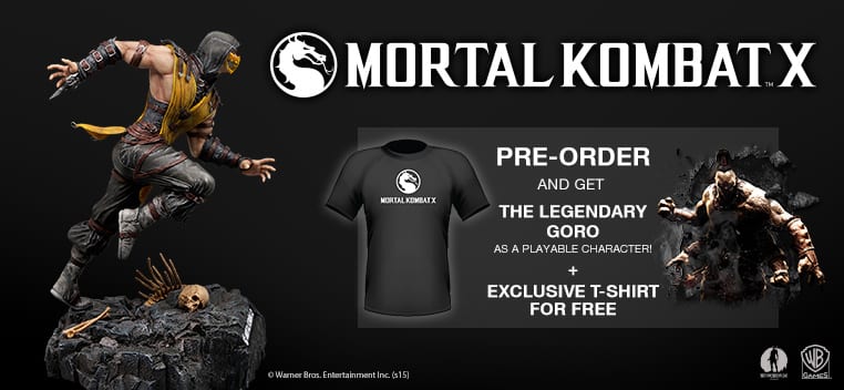 Games The Shop has announced an exclusive pre-order bonus for Mortal Kombat X