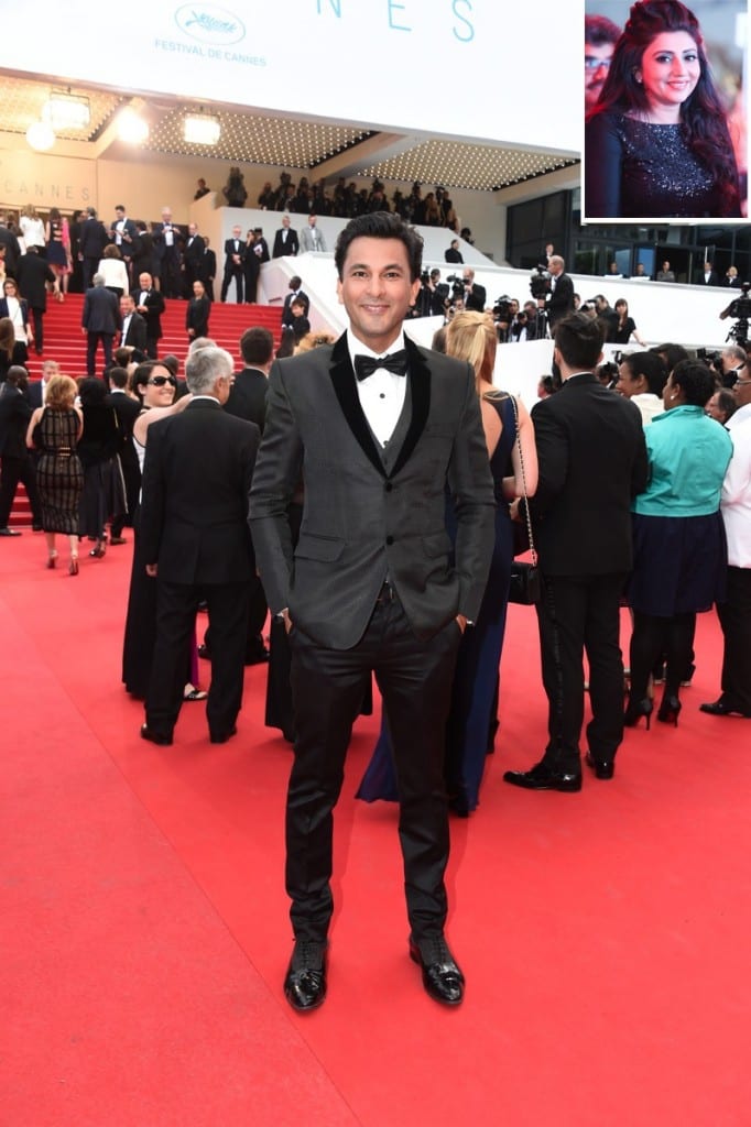 Chef Vikas Khanna on Cannes Red Carpet in designer Archana Kochhar creation