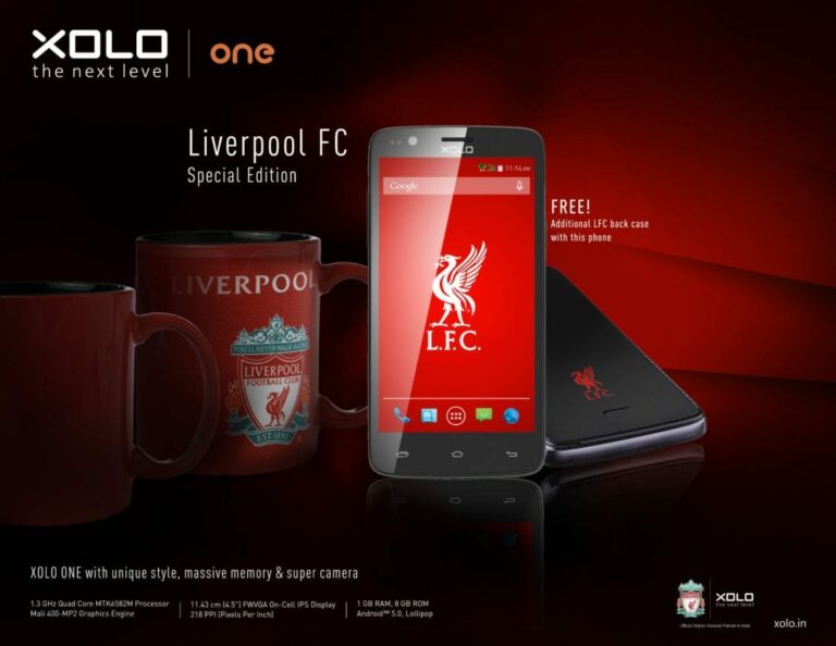 XOLO announces Liverpool FC Limited Edition Smartphone