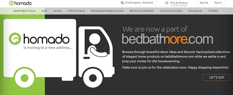 BedBathMore.com acquires Homado.com to integrate interior designers’ community