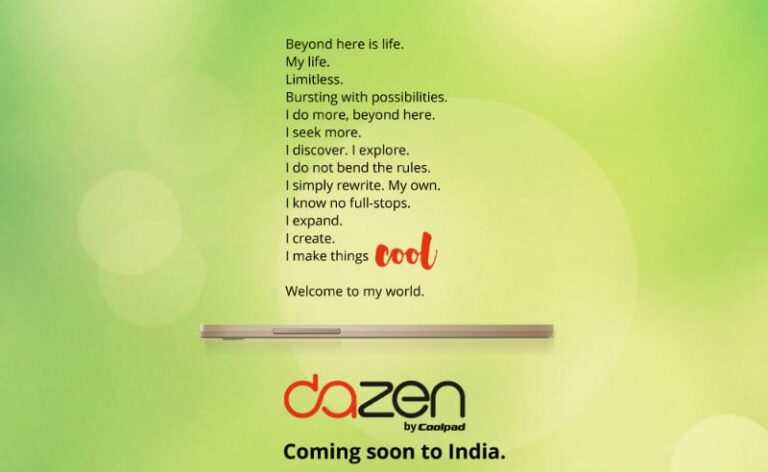 Coolpad Dazen to enter the Indian market with patented technology