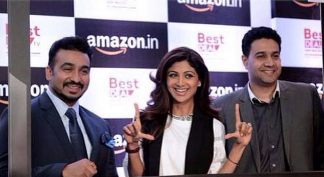 Best Deal Founders Raj Kundra and Shilpa Shetty at the first ever TV commerce and E commerce partnership.