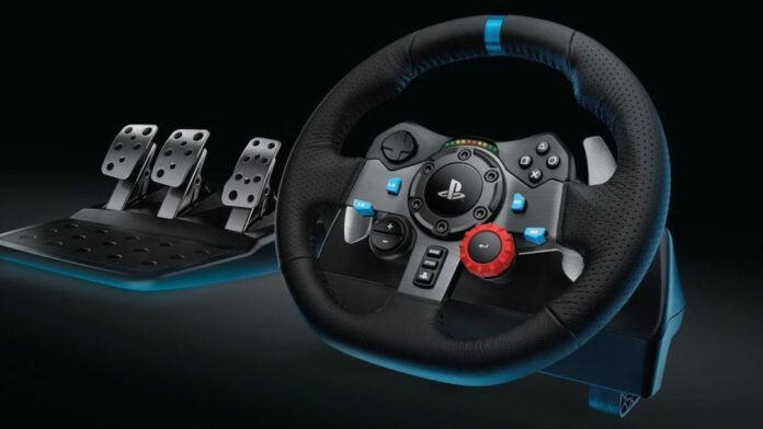 Logitech G29 Driving Force Features Hand-Stitched Leather, Dual-Motor Force Feedback and All-Steel Pedals With Clutch